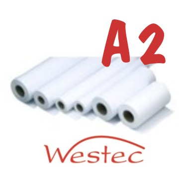 [Westec Supplies - Uncoated Inkjet Performance Paper 90gm 594mm - 50 metre - Boxed 1 roll]